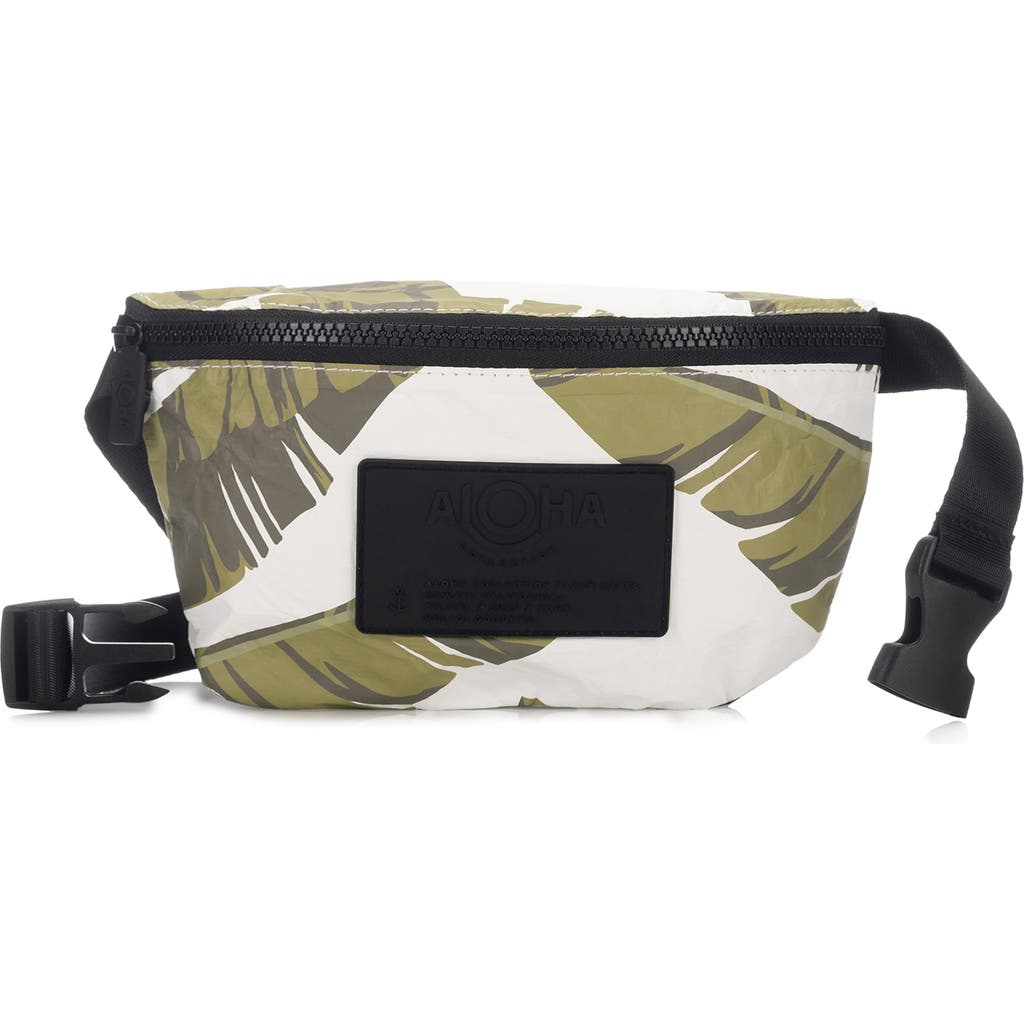 Aloha Collection Belt Bag In Green
