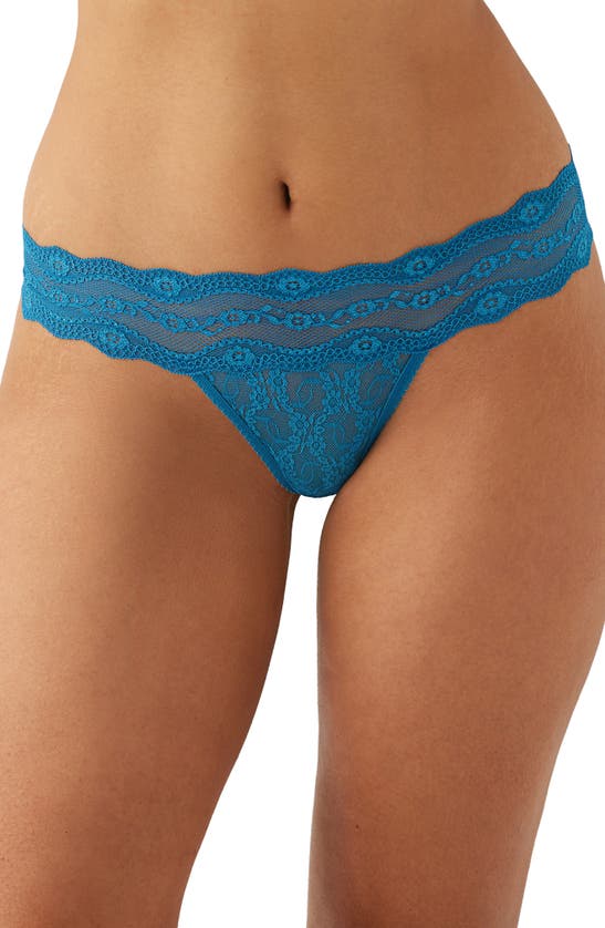B.tempt'd By Wacoal 'lace Kiss' Thong In Faience