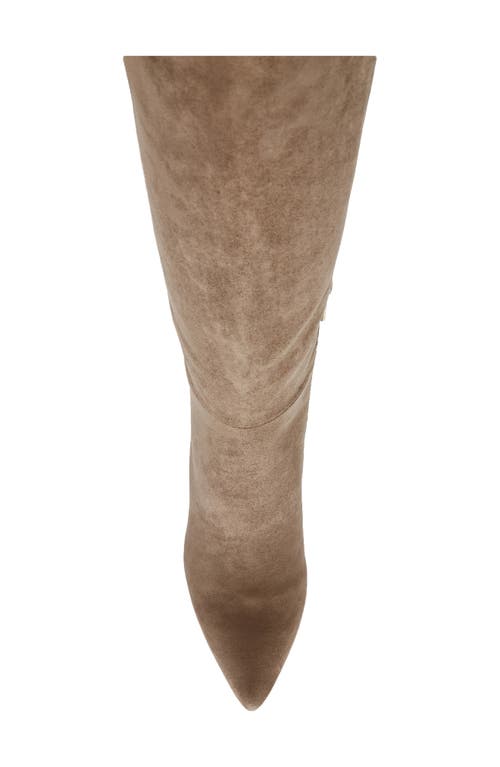 Shop Anne Klein Rene Pointed Toe Knee High Boot In Truffle