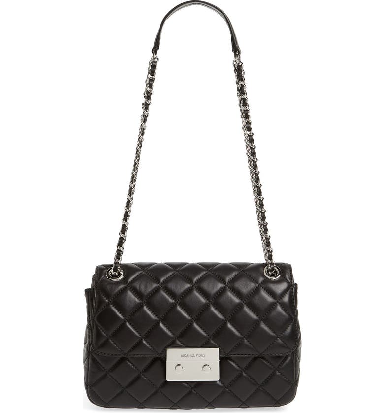 MICHAEL Michael Kors 'Large Sloan' Chain Quilted Leather Shoulder Bag ...