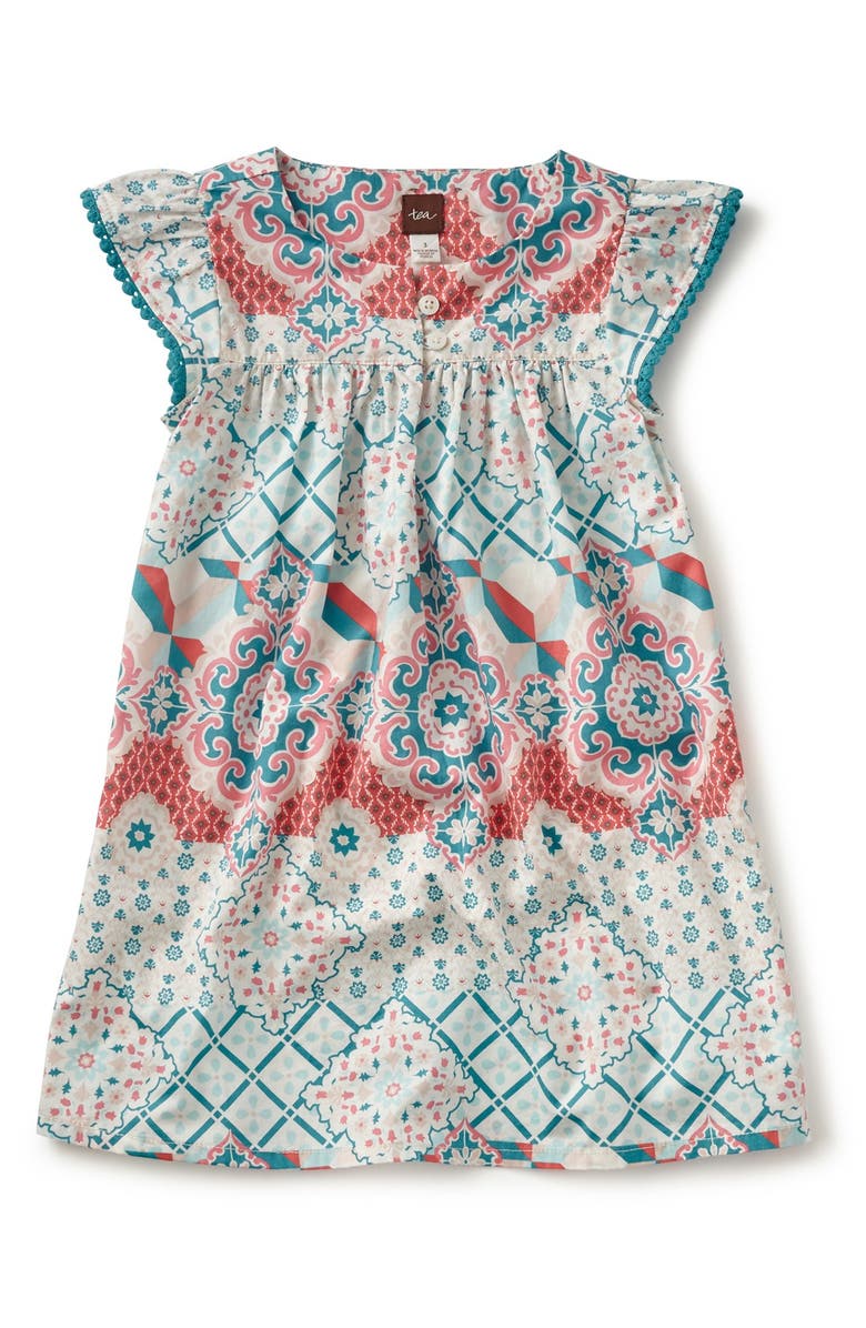 Tea Collection 'La Grotta dello Smeraldo' Mixed Print Dress (Toddler ...