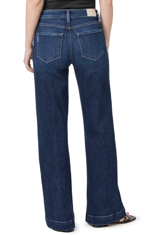 Shop Paige Leenah High Waist Wide Leg Jeans In Sagrada