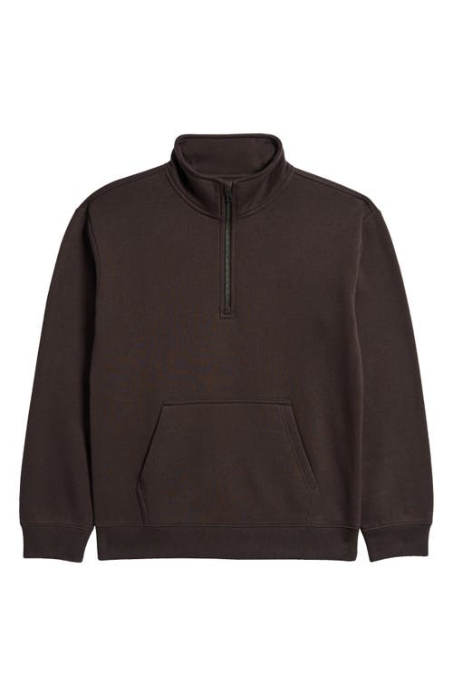 TREASURE & BOND TREASURE & BOND KIDS' HALF ZIP SWEATSHIRT 