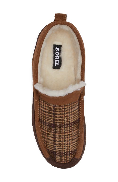 Shop Sorel Manawan Ii Faux Fur Lined Slipper In Elk/tobacco