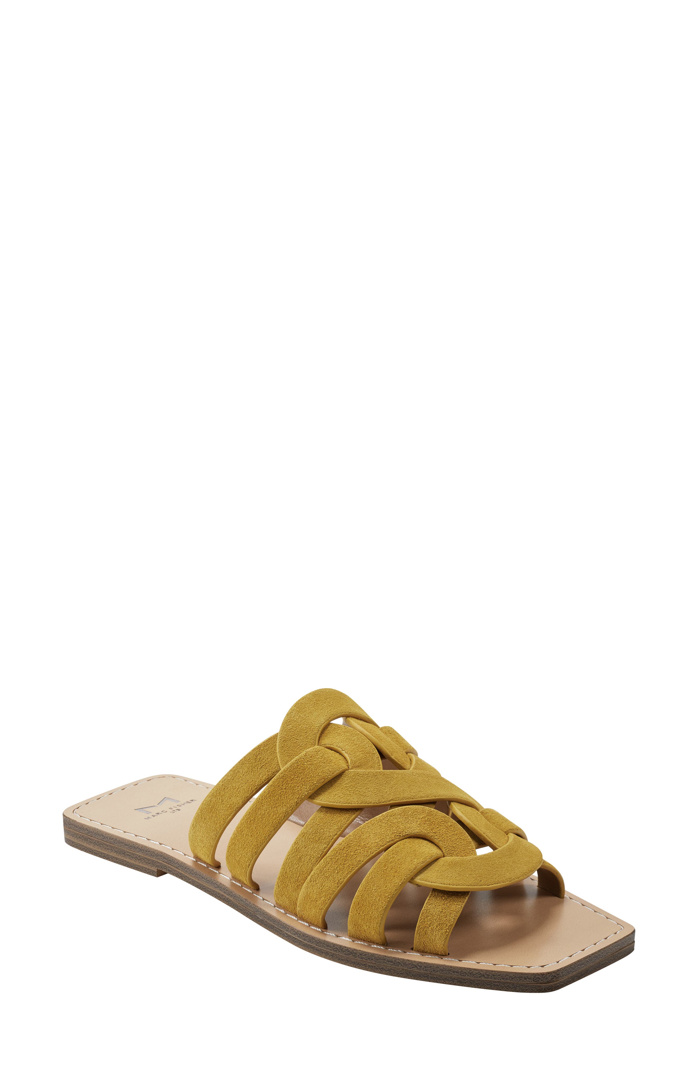 Flat Sandals TWINSET Woman color Yellow Cream