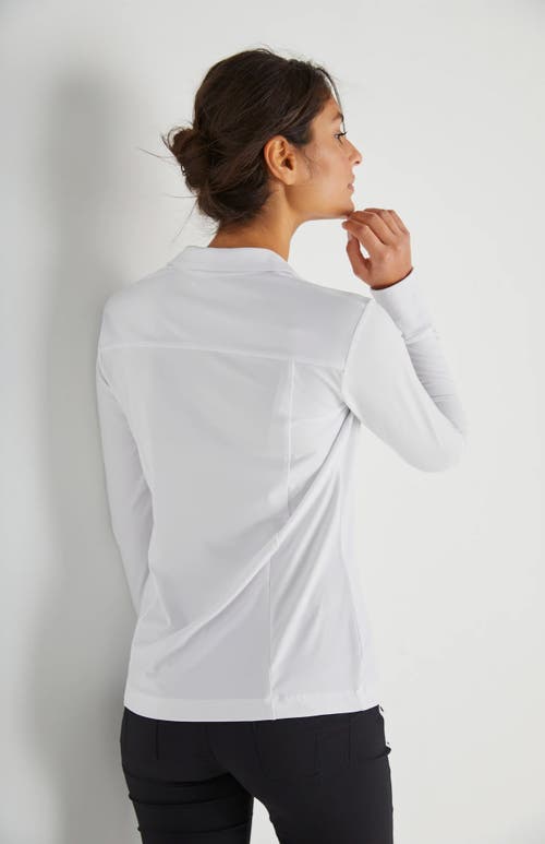 Shop Anatomie Danica Snap On Super Jersey Top In White