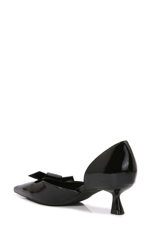 Berness Anne Pointed Toe Kitten Heel Pump In Black