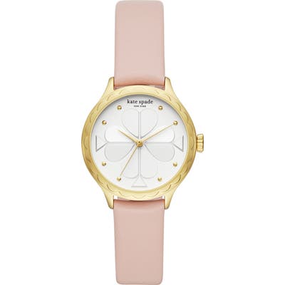 Kate Spade New York Rosebank Scallop Leather Strap Watch, 32Mm