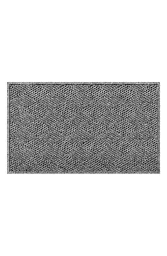 Bungalow Flooring Waterhog Diamonds Floor Mat In Medium Gray