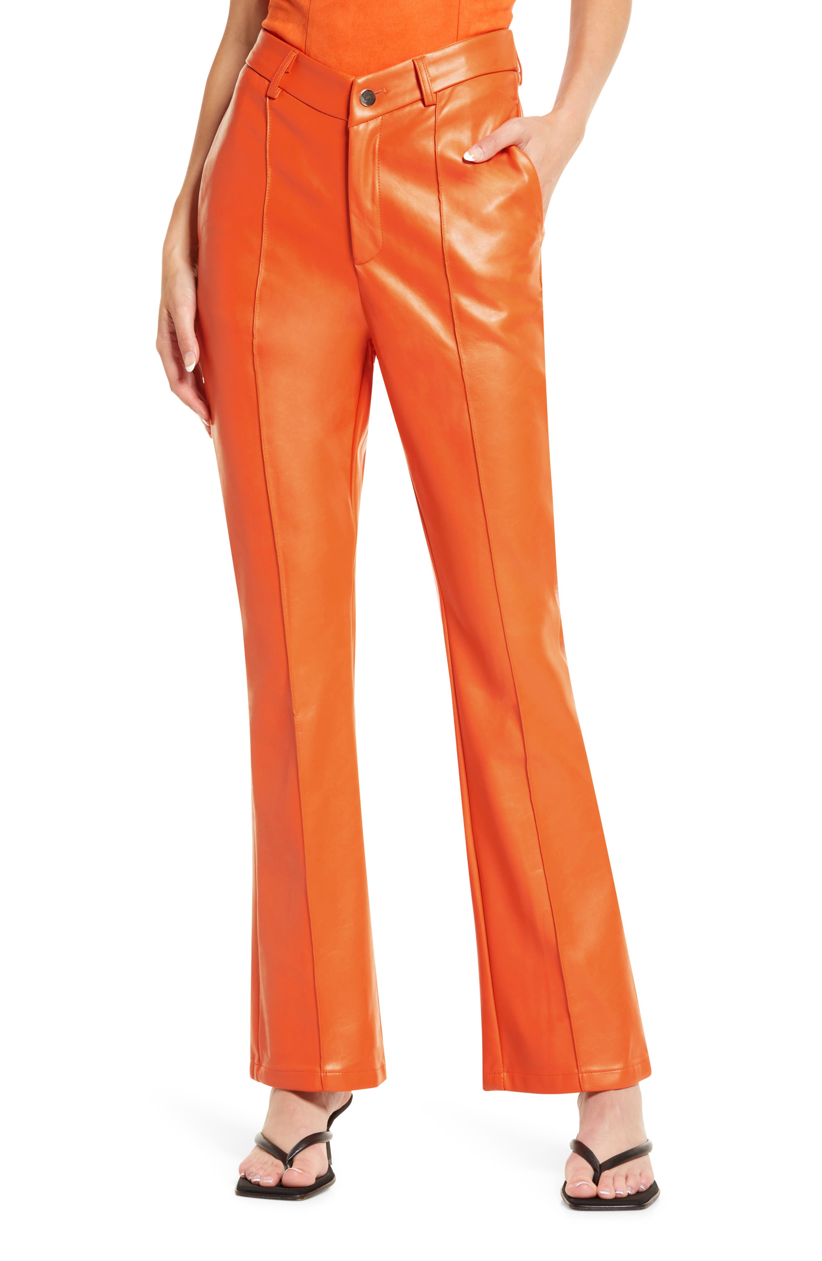 Women's Orange Trousers \u0026 Wide-Leg 