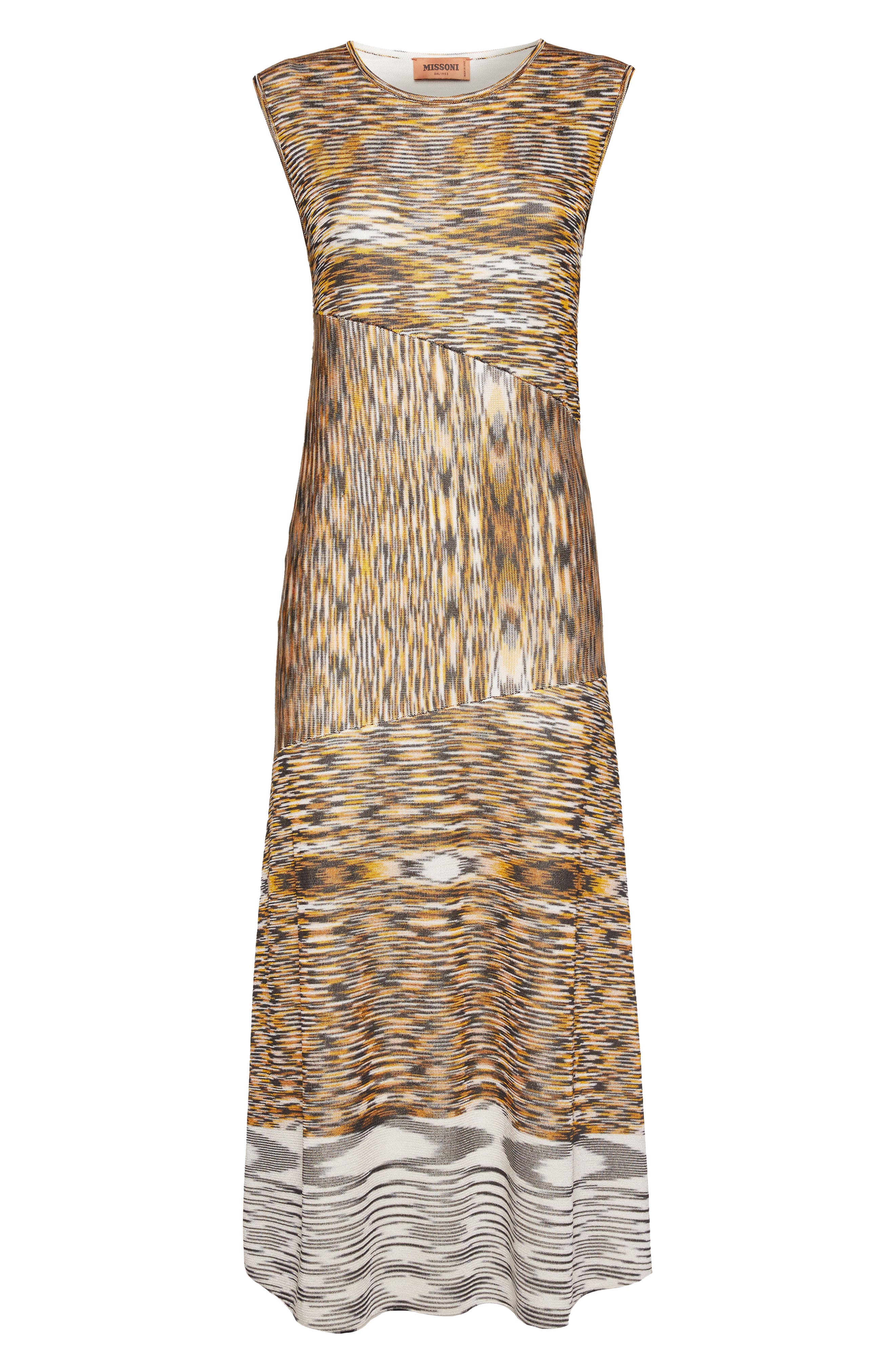Missoni Space Dye Stripe Knit Midi 