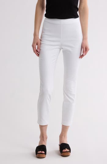 Rag & Bone Simone Slim Ankle Pants In White