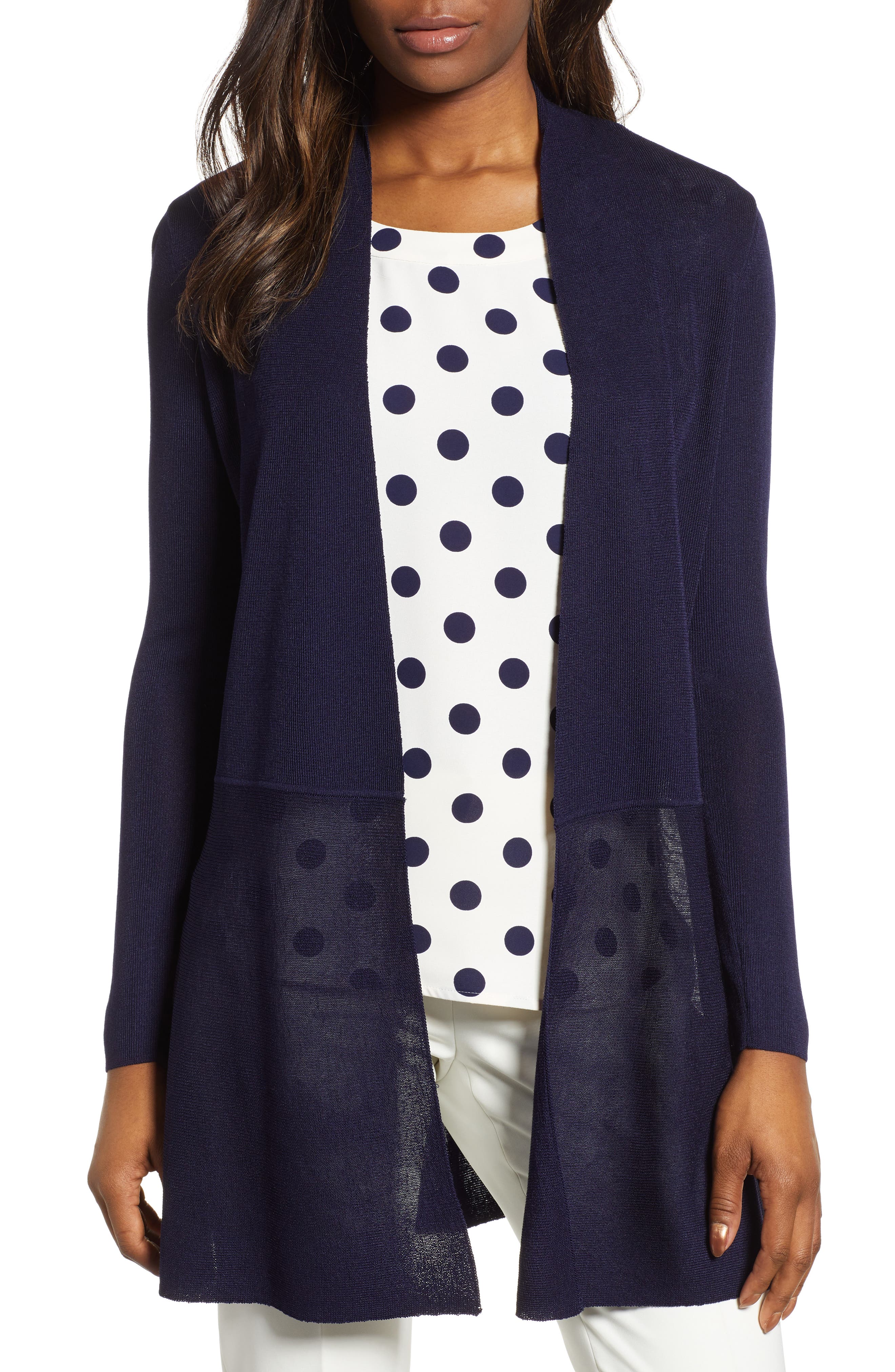 anne klein long cardigan