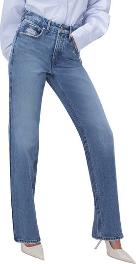 Good American Good '90s Ripped Relaxed Jeans | Nordstrom
