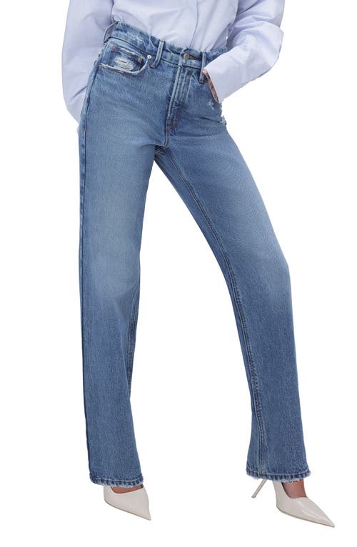 Good American '90s Ripped Relaxed Jeans Indigo633 at