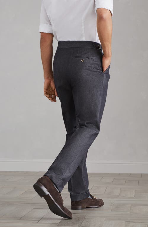 Shop Brunello Cucinelli Tailor Fit Trousers In Anthracite