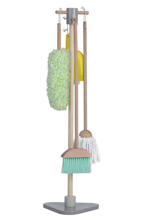Teamson Kids Little Helper 6-Piece Cleaning Playset in Mint at Nordstrom