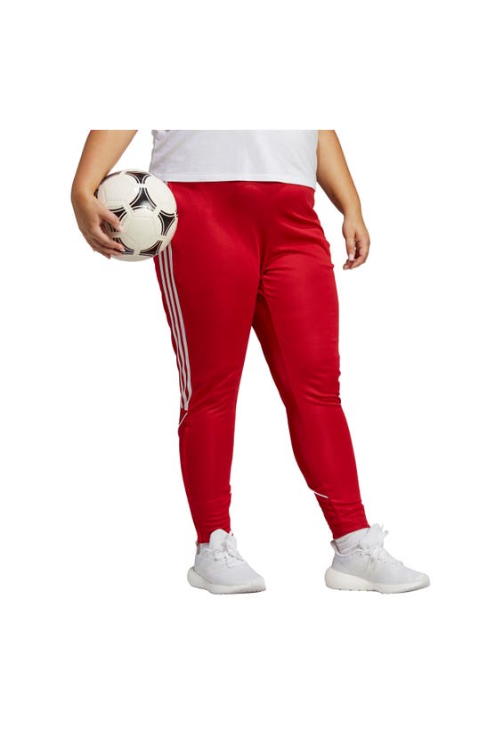 Shop Adidas Originals Adidas Tiro 23 Recycled Polyester Soccer Pants In Team Power Red