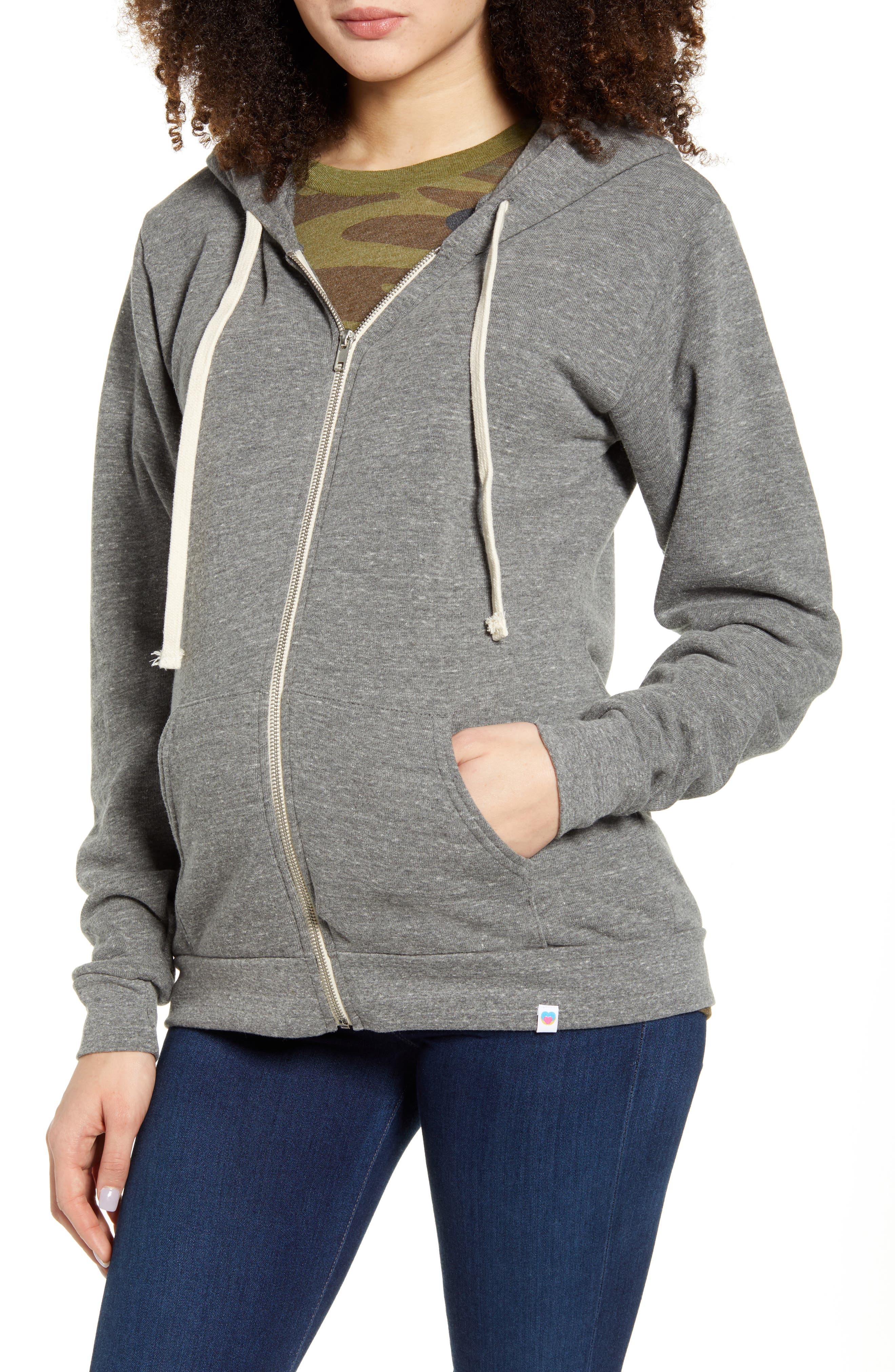 maternity zip up jacket