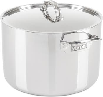 Viking Contemporary 3-Ply Stainless Steel 5.2 qt. Dutch Oven with Lid