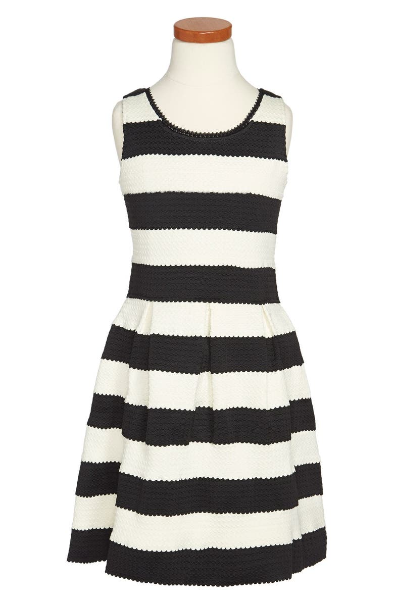 Elisa B Textured Knit Dress (Big Girls) | Nordstrom