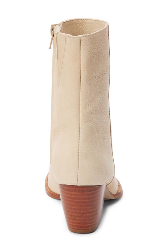 Shop Matisse Caty Western Pointed Toe Bootie In Cream