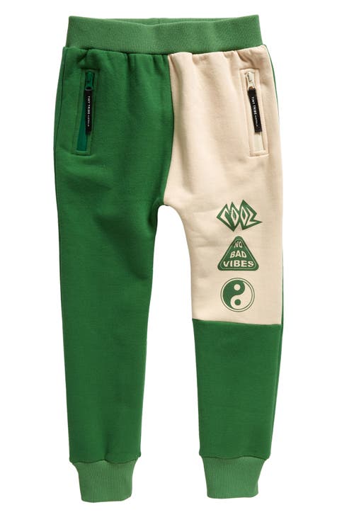 Kids' No Bad Vibes Stretch Cotton Sweatpants (Toddler & Little Kid)