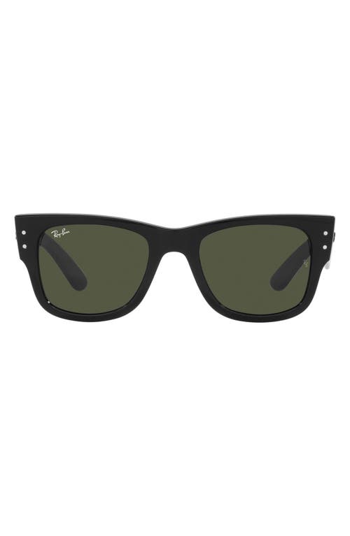 EAN 8056597720670 product image for Ray-Ban Mega Wayfarer 51mm Square Sunglasses in Black at Nordstrom | upcitemdb.com