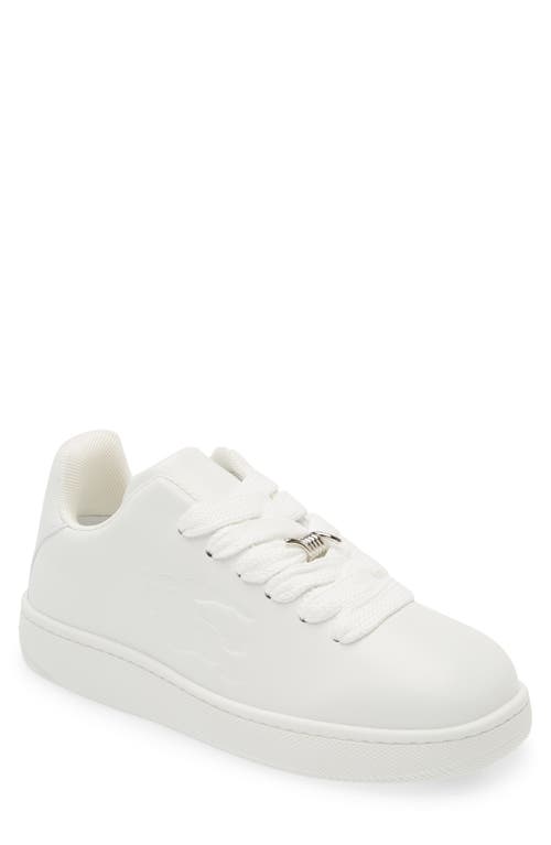 Shop Burberry Box Sneaker In White