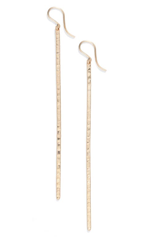 Nashelle Pure Bar Drop Earrings in Gold at Nordstrom