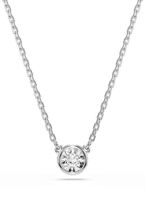Shop Swarovski Imber Crystal Pendant Necklace In Silver