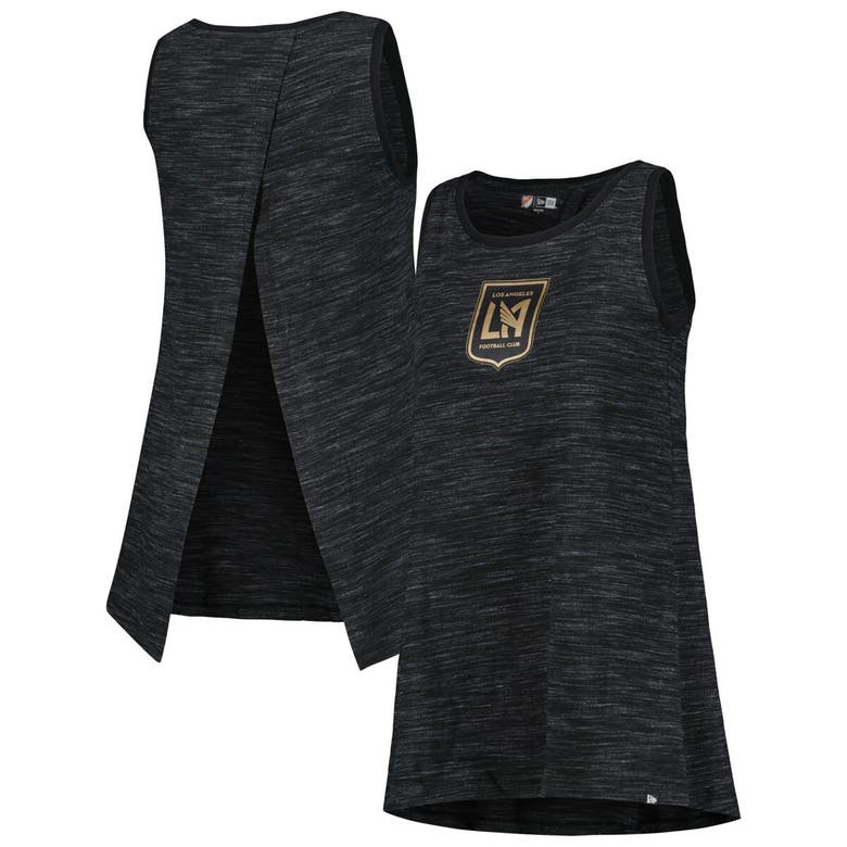 Shop 5th And Ocean By New Era 5th & Ocean By New Era Black Lafc Athletic Cross Back Tank Top
