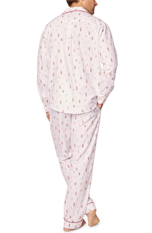 Shop Petite Plume Nutcracker Cotton Pajamas In White