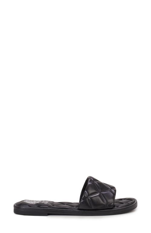 Shop Vince Camuto Brennda Quilted Slide Sandal In Black