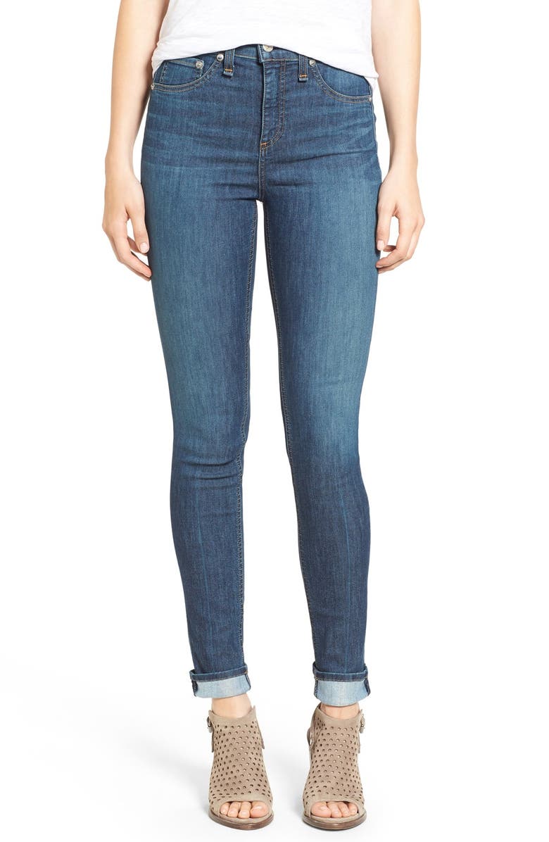 rag & bone/JEAN High Rise Skinny Jeans (Birch) | Nordstrom