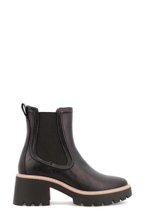 Shop Mia Noylynn Platform Chelsea Boot In Black