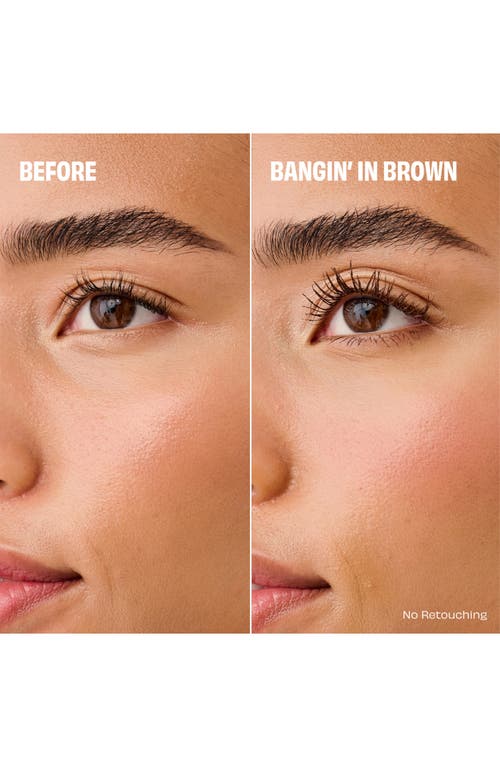 Shop Benefit Cosmetics Badgal Bang! Volumizing Mascara In Rebel Brown