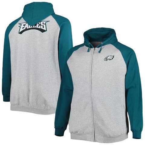 Philadelphia Eagles Houston Fleece Full-Zip Vest - Gray