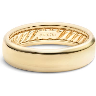 David Yurman Dy Classic Band In 18K Gold