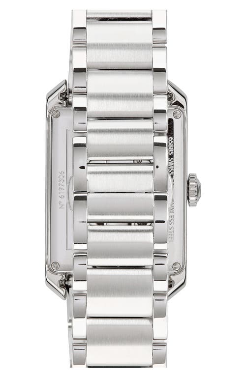 Baume & Mercier Hampton Bracelet Watch, 43mm In Opaline White/silver