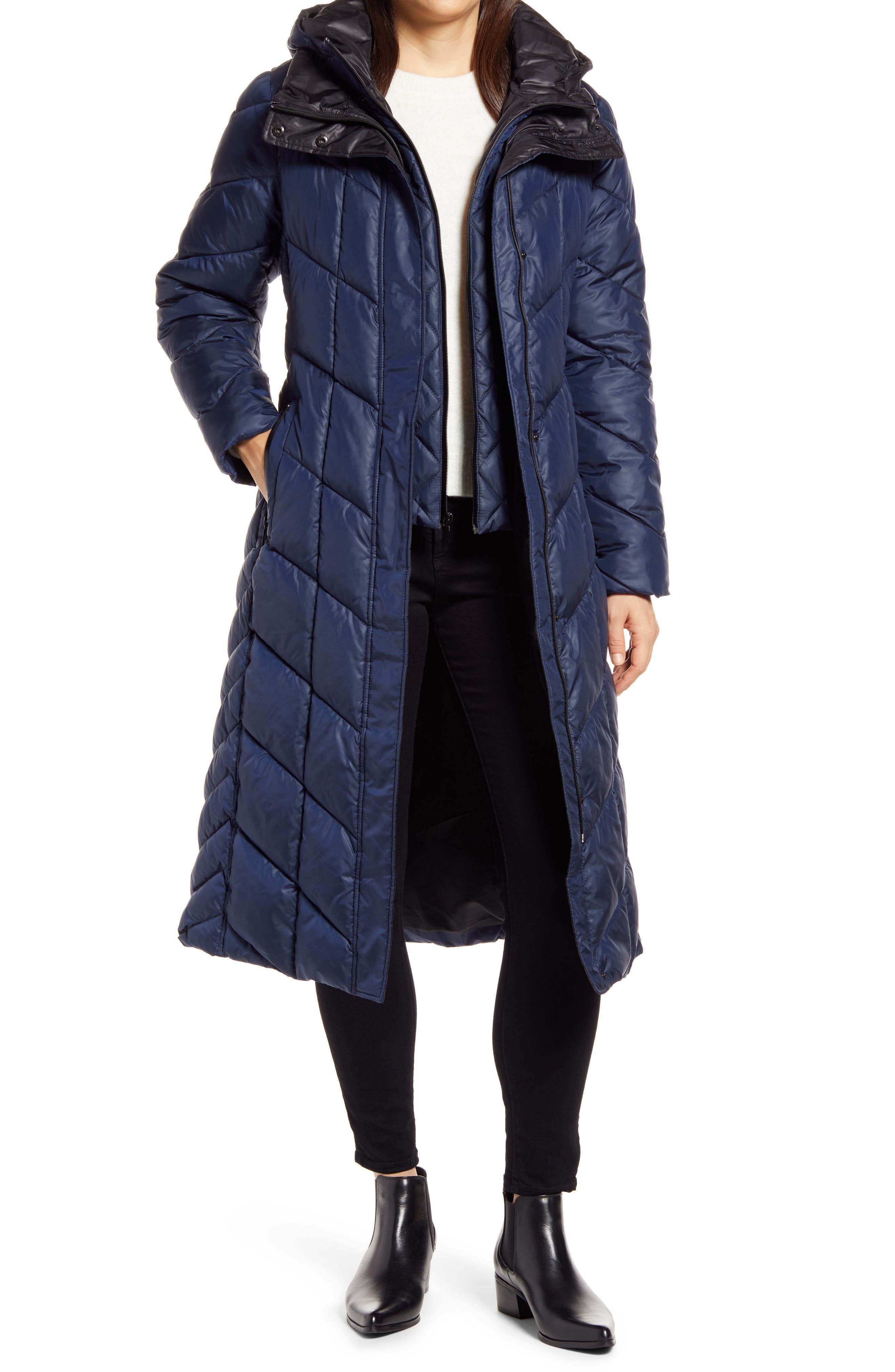 long ankle puffer coat