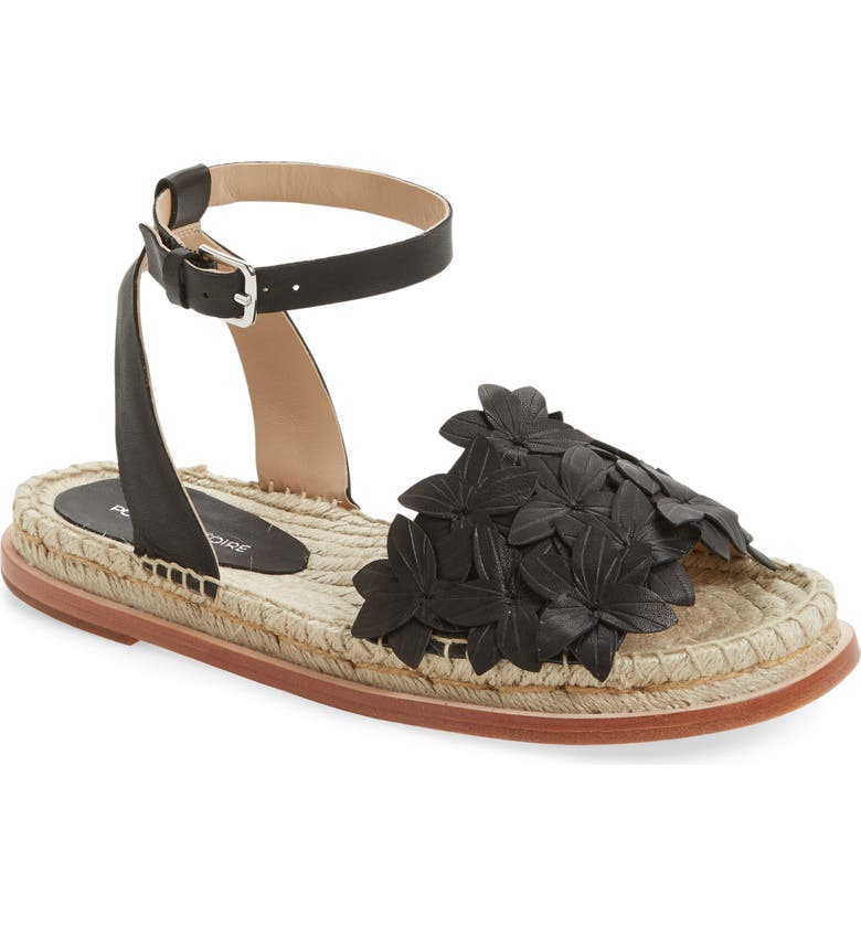POUR LA VICTOIRE Pica Espadrille Sandal, Main, color, Black