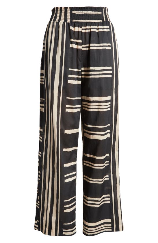 Shop Rails Brendon Stripe Pull-on Wide Leg Pants In Island Stripe