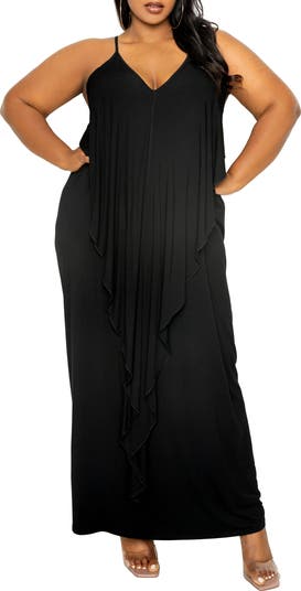 Plus size top racerback maxi dress