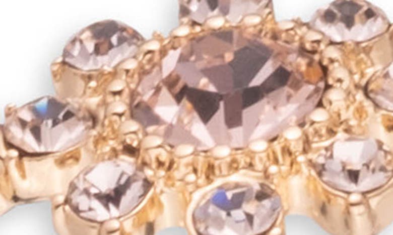 Shop Marchesa Crystal & Imitation Pearl Drop Earrings In Gold Vintage Rose