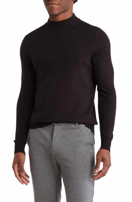Hudson Jeans Men's Merino Wool Crewneck Sweater - Charcoal - Size Medium