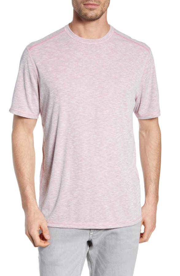 Tommy Bahama Flip Tide T-shirt In Soft Flamingo