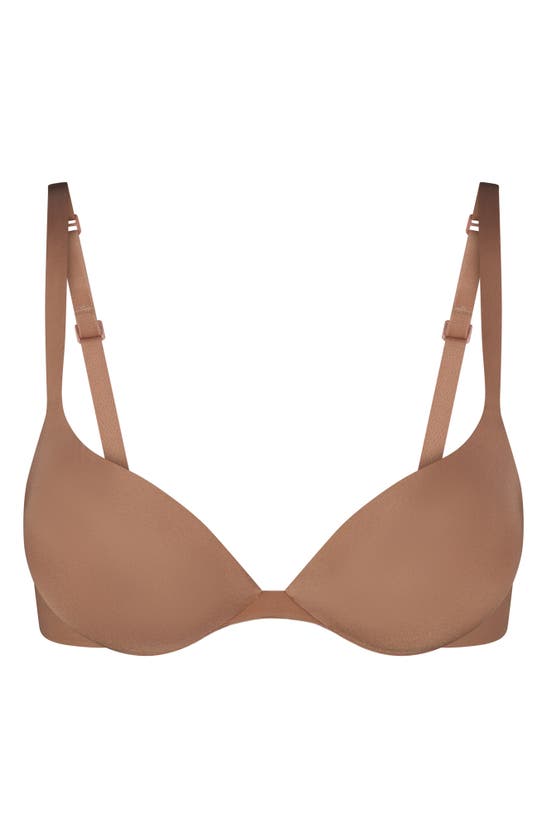 Shop Skims Ultimate Collection Teardrop Underwire Push-up Bra In Sienna