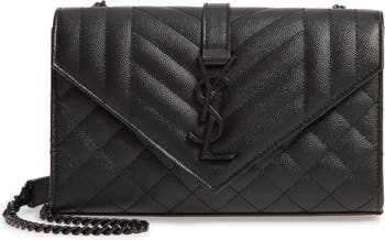 Saint Laurent Small Leather Envelope Bag