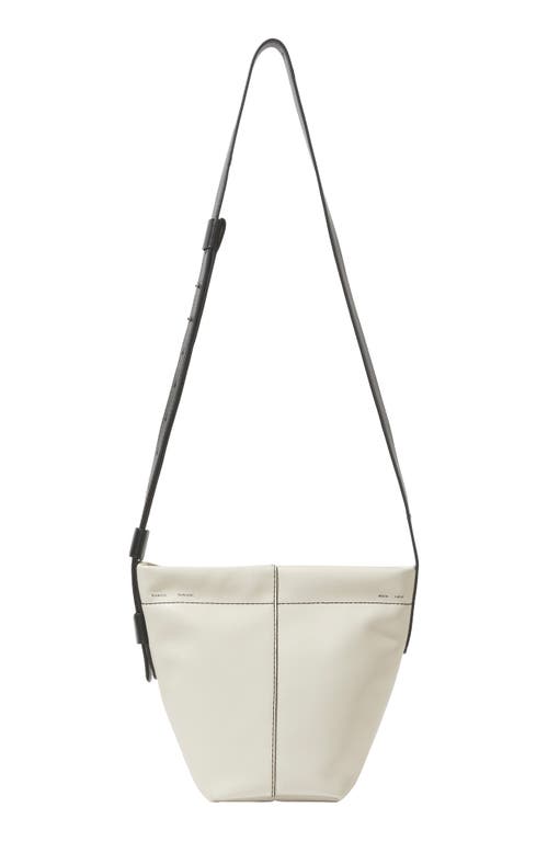 Proenza Schouler White Label Mini Barrow Calfskin Leather Bucket Bag in Vanilla